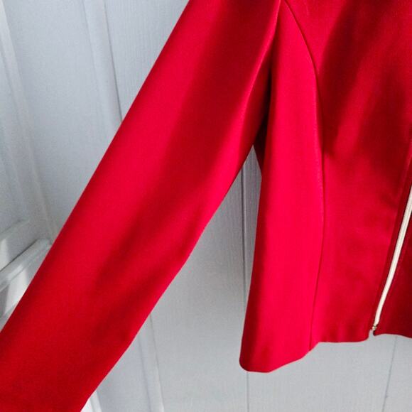 Positive Attitude Vintage Full Zip Jacket with Shoulder Pads size 8 Office 80's - Picture 5 of 6